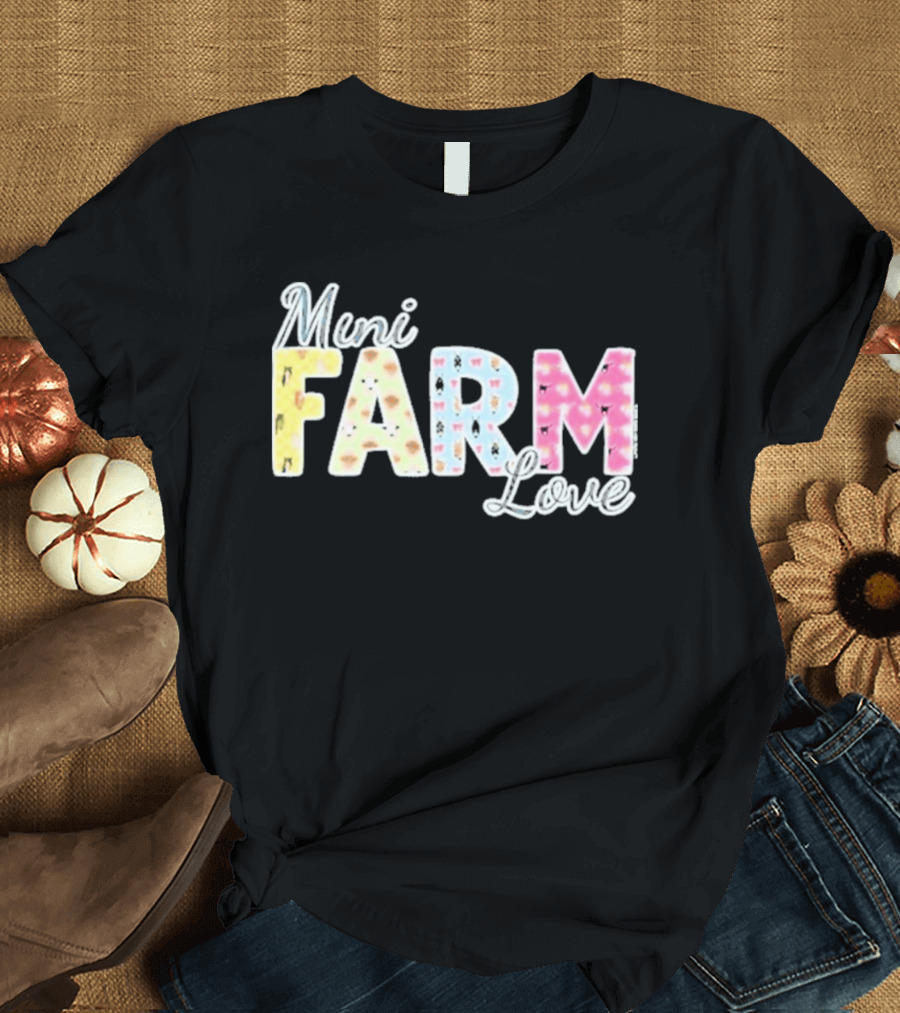 Mini Farm Love Floral Pastel T-Shirt