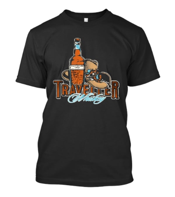 Traveller Whiskey Bottle Hat Chris Stapleton T-Shirt