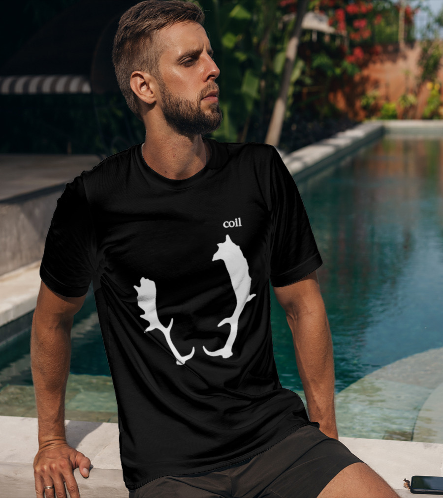 Coil Black Antlers T-Shirt