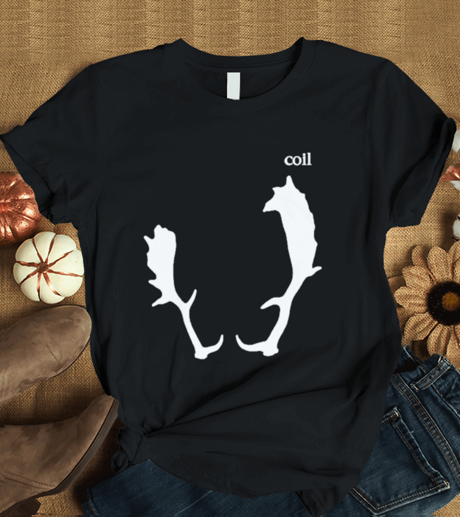 Coil Black Antlers T-Shirt