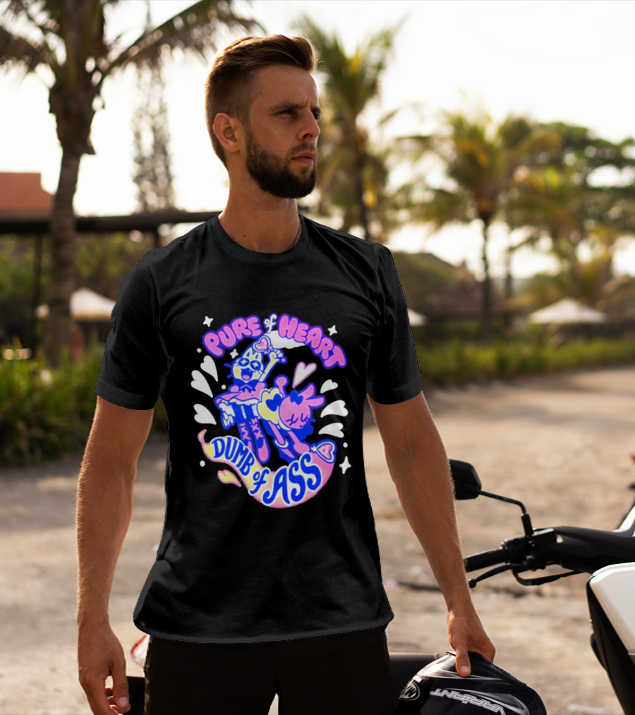 Pure Heart Dumb Of Ass Giraffalope Fun T-Shirt