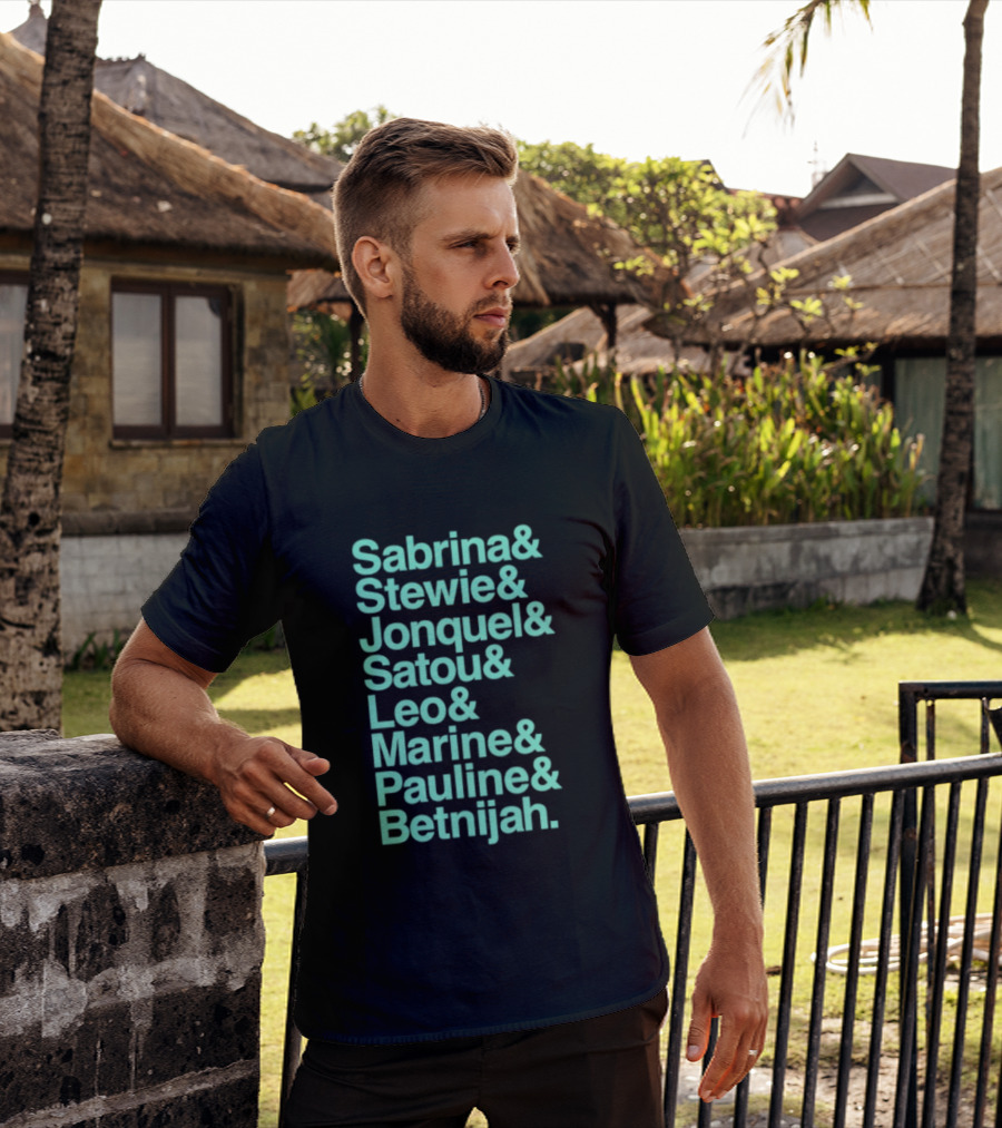 Sabrina Stewie Jonquel Satou Leo Marine Pauline Betnijah New York Liberty 2026 WNBA Players T-Shirt