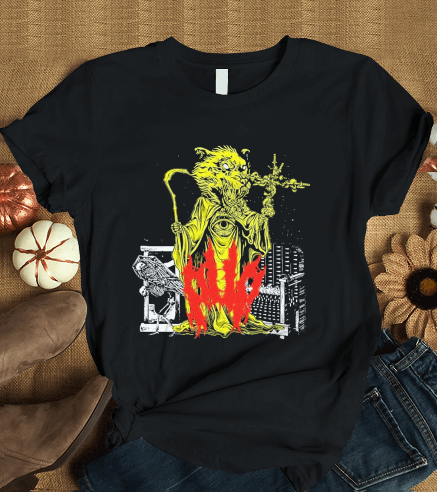 Pup Demon Prince Wizard Staff Fantasy T-Shirt