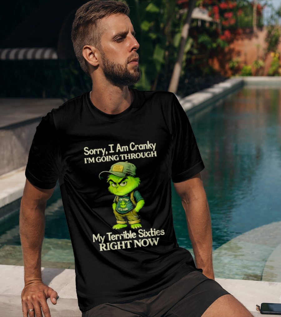 Sorry I Am Cranky I'm Going Through My Terrible Sixties Right Now T-Shirt