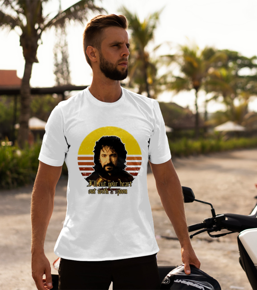 Alan Rickman I'll Cut Your Heart Out With A Spoon T-Shirt