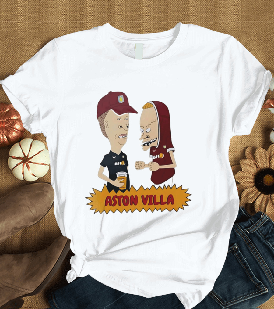 Aston Villa Beavis And Butt Head BK8 T-Shirt