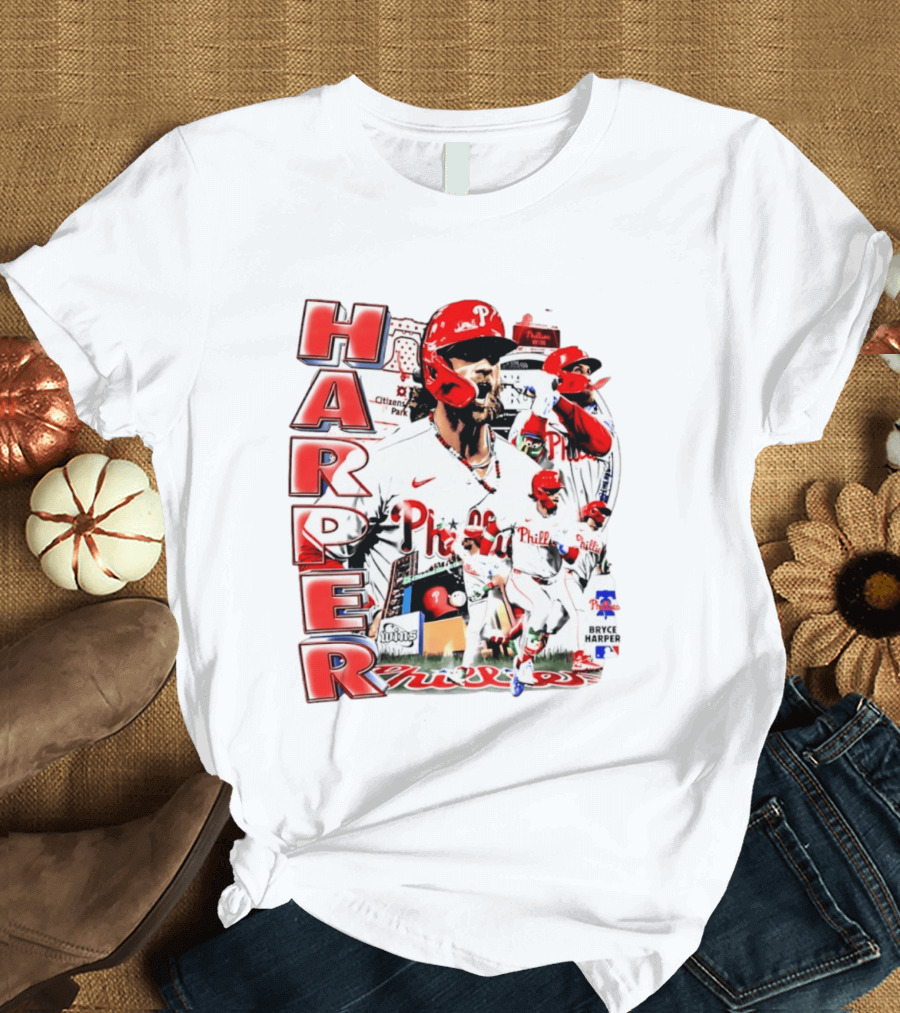 Bryce Harper Phillies Citizens Bank Park Moments 2026 T-Shirt