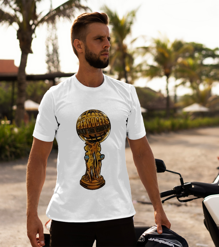 Percocets Run The World Trophy Statue T-Shirt