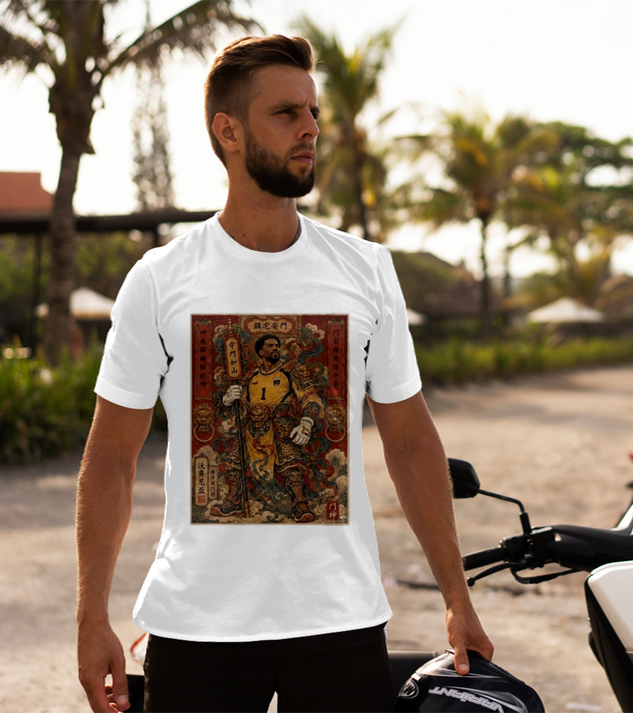 Cape Verde Goalkeeper Vozninha Door God Guardian T-Shirt
