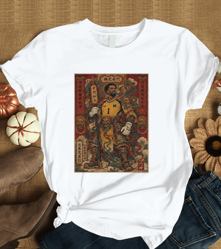 Cape Verde Goalkeeper Vozninha Door God Guardian T-Shirt
