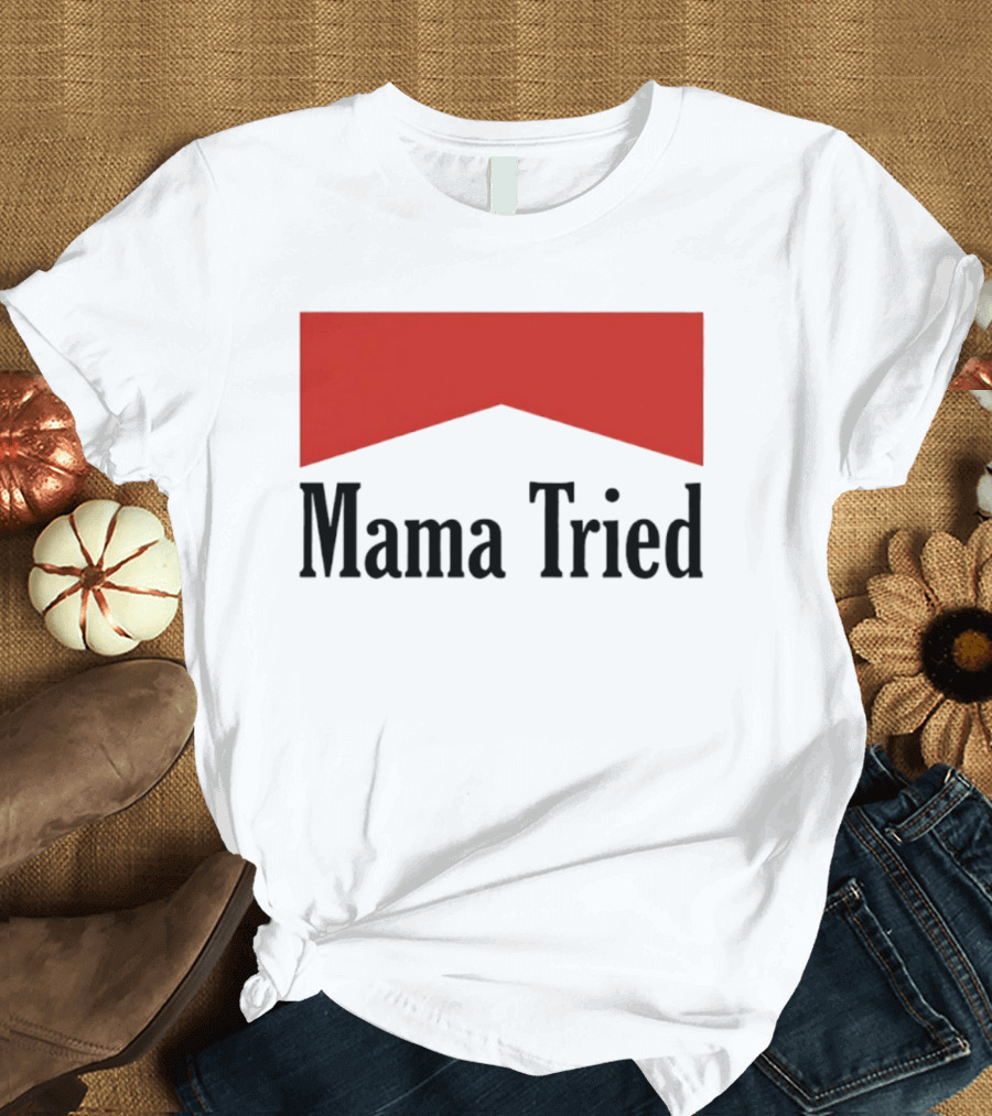 Mama Tried Red Chevron T-Shirt
