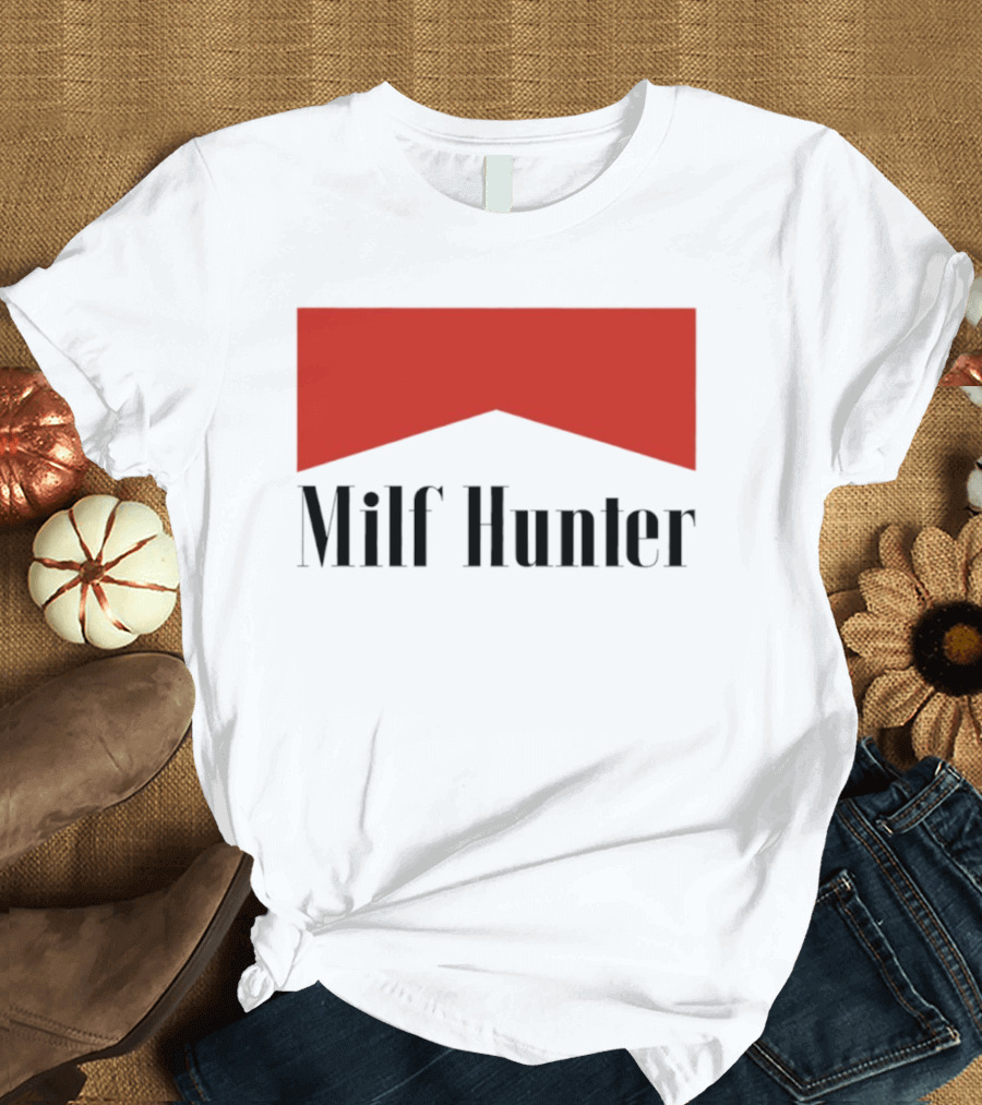 Milf Hunter Marlboro Red Crest T-Shirt