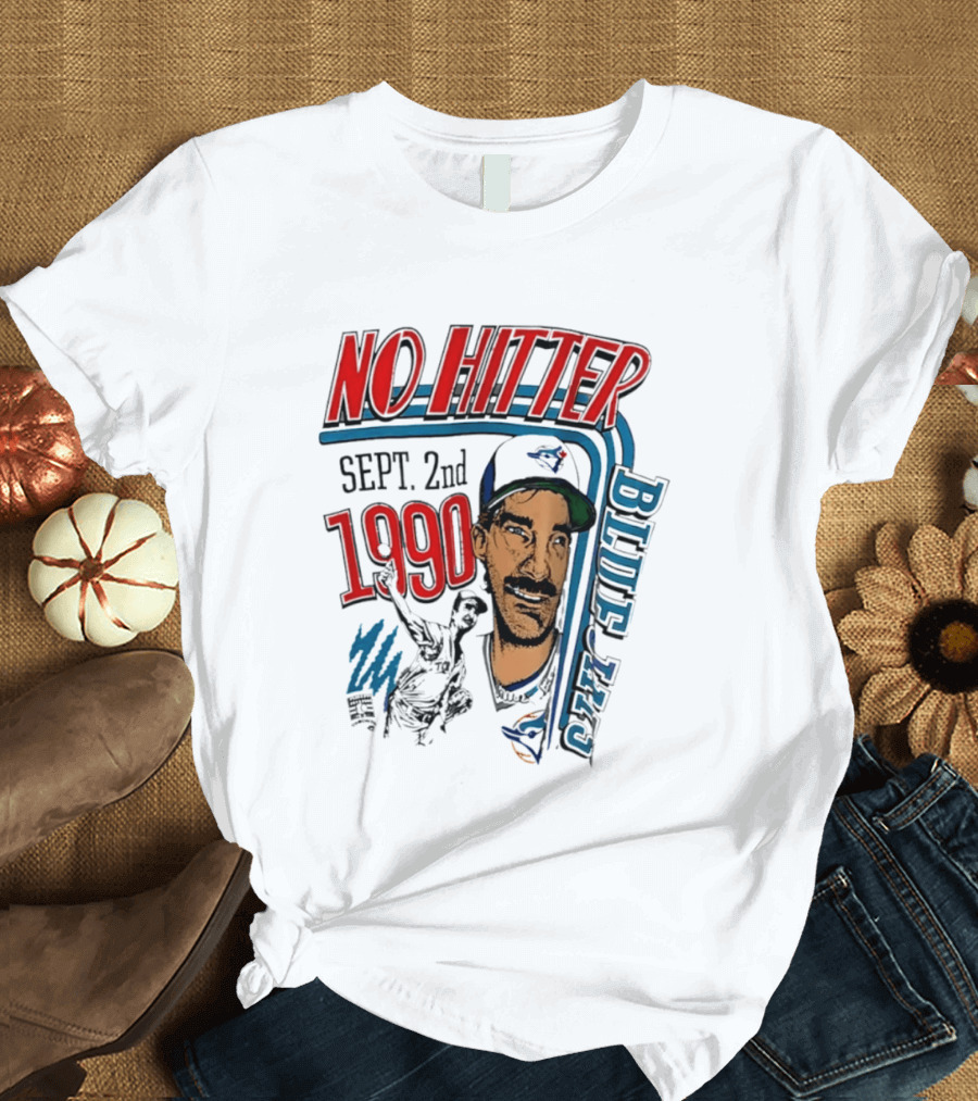 Toronto Blue Jays No Hitter Dave Stieb Sept 2nd 1990 T-Shirt