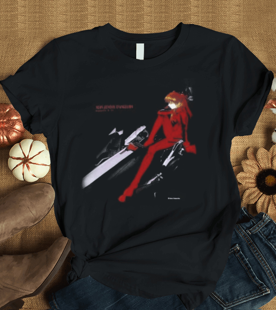 Asuka Langley Soryu Neon Genesis Evangelion Genesis 0 11 Bold Red T-Shirt