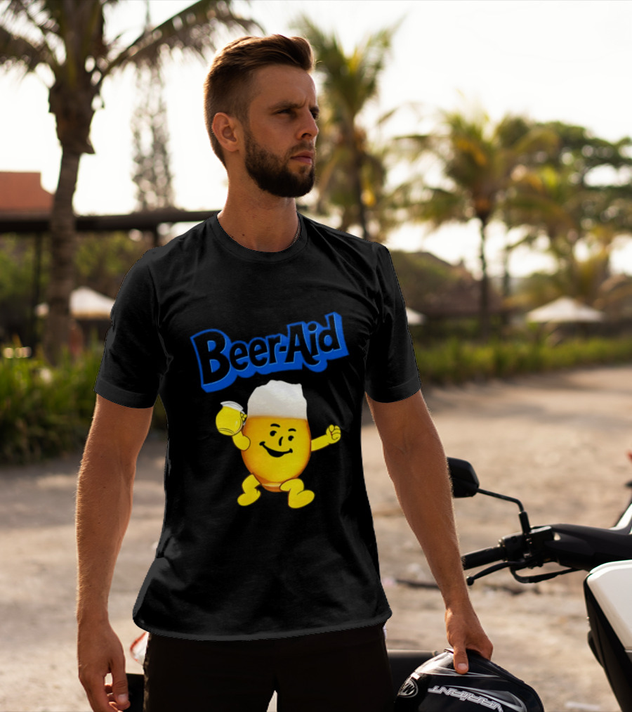 Beer Aid Kool Aid Beer Alcohol Party Humor T-Shirt