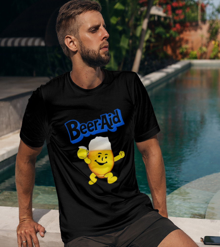 Beer Aid Kool Aid Beer Alcohol Party Humor T-Shirt