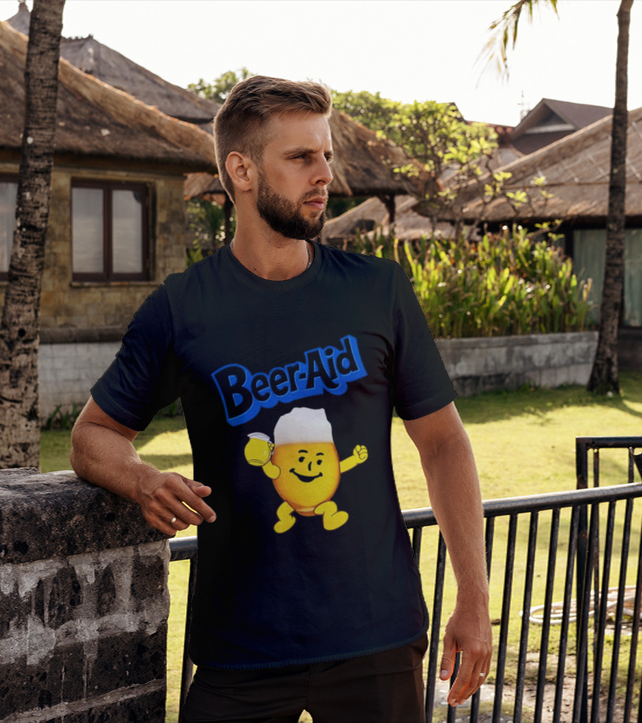 Beer Aid Kool Aid Beer Alcohol Party Humor T-Shirt