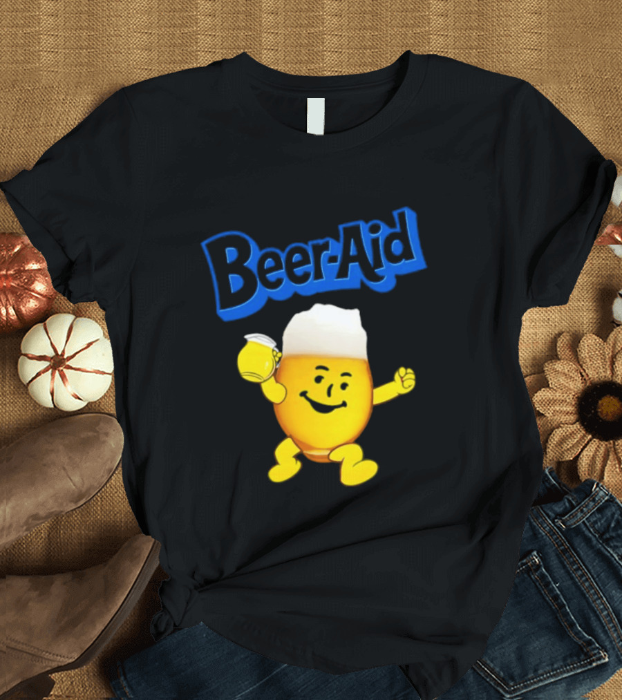 Beer Aid Kool Aid Beer Alcohol Party Humor T-Shirt