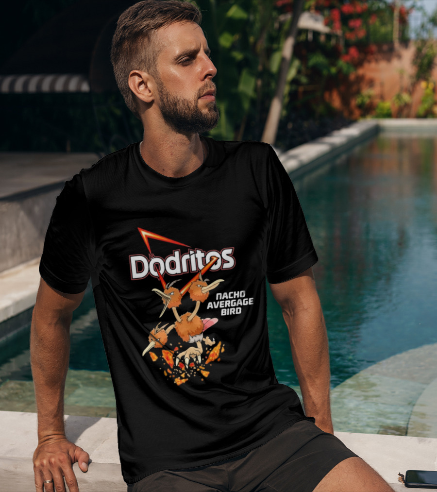 Dodritos Nacho AVERGAGE BIRD Pokemon T-Shirt