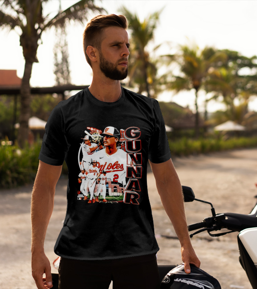 Gunnar Henderson Baltimore Orioles MLB 2026 Collage T-Shirt