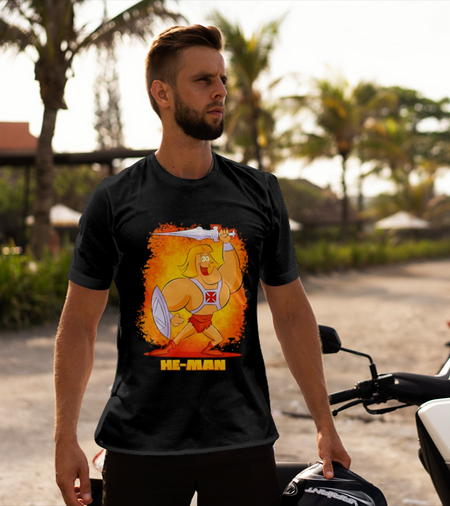 He Man Power Sword Masters Of The Universe Retro 80s T-Shirt