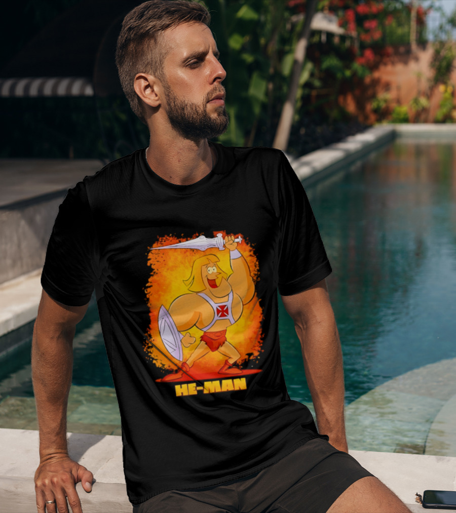 He Man Power Sword Masters Of The Universe Retro 80s T-Shirt