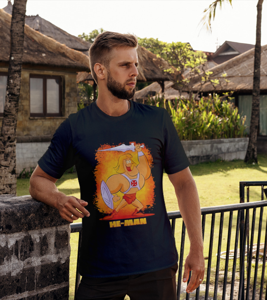 He Man Power Sword Masters Of The Universe Retro 80s T-Shirt