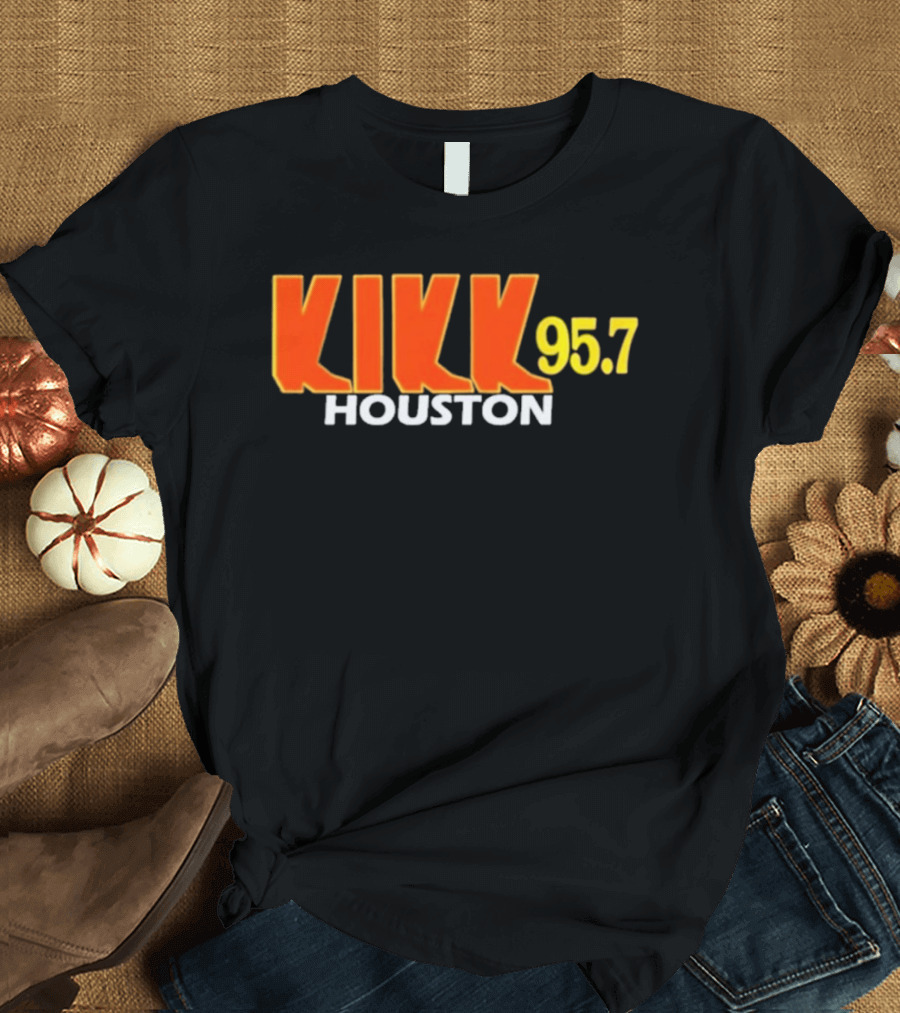 KIKK 95.7 Houston Retro Radio T-Shirt