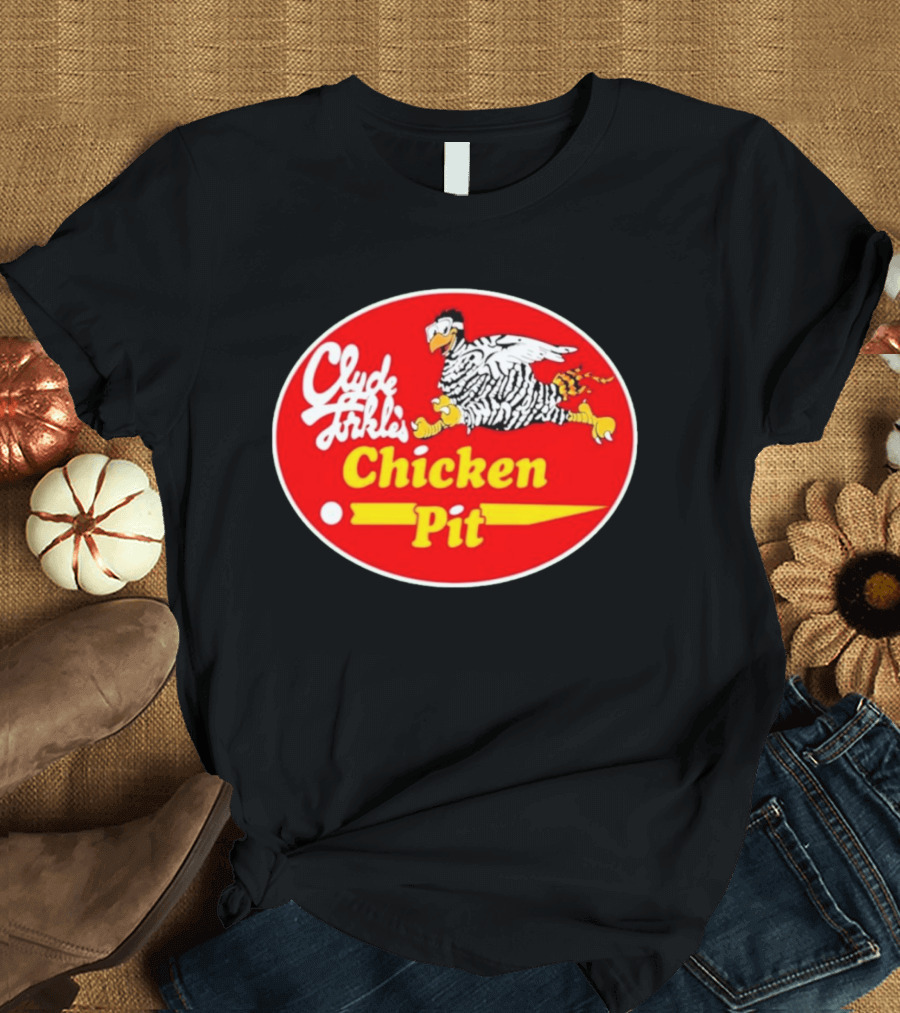 Clyde Torkel's Chicken Pit Stroker Ace Racing Theme Retro 1983 T-Shirt