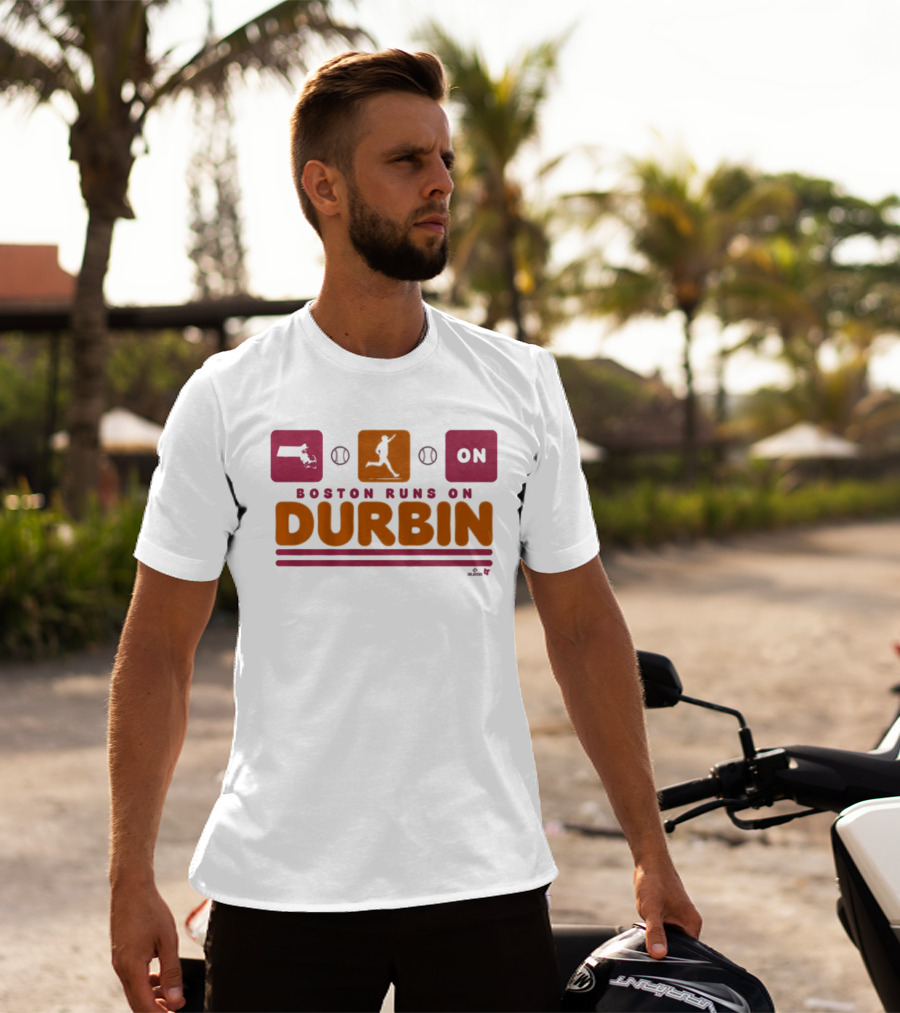 Boston Runs On Durbin Massachusetts Running T-Shirt