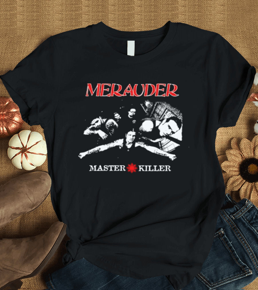 Merauder Master Killer Hardcore Metal Iconic Album T-Shirt