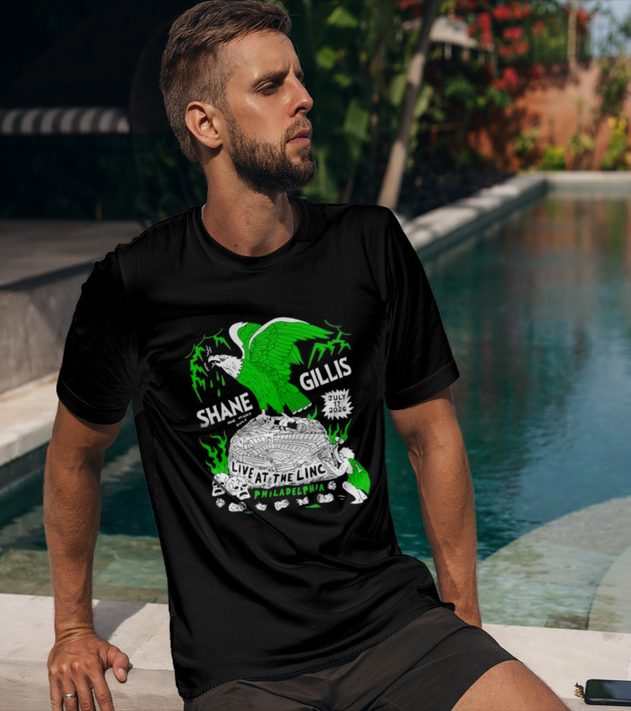 Shane Gillis Live At The Linc Philadelphia July 17 2026 Eagle T-Shirt
