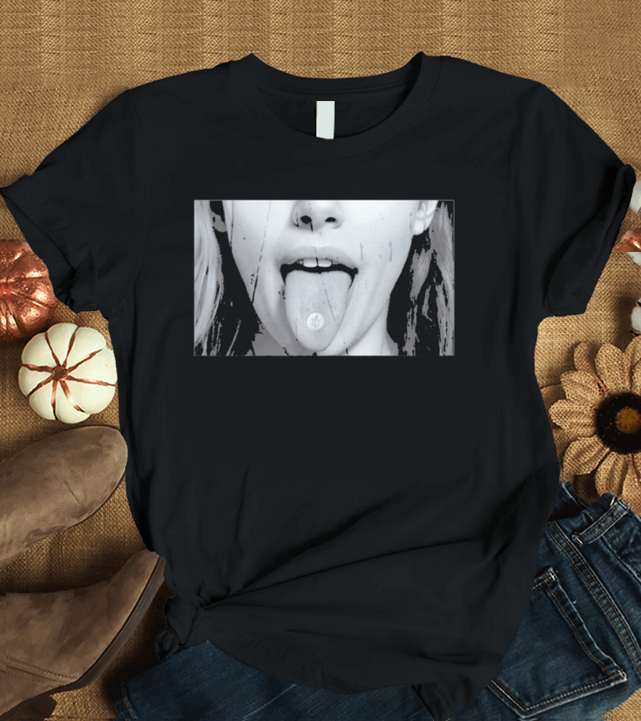 Ouija Macc Sunken Church Omen Acid Tab Tongue T-Shirt