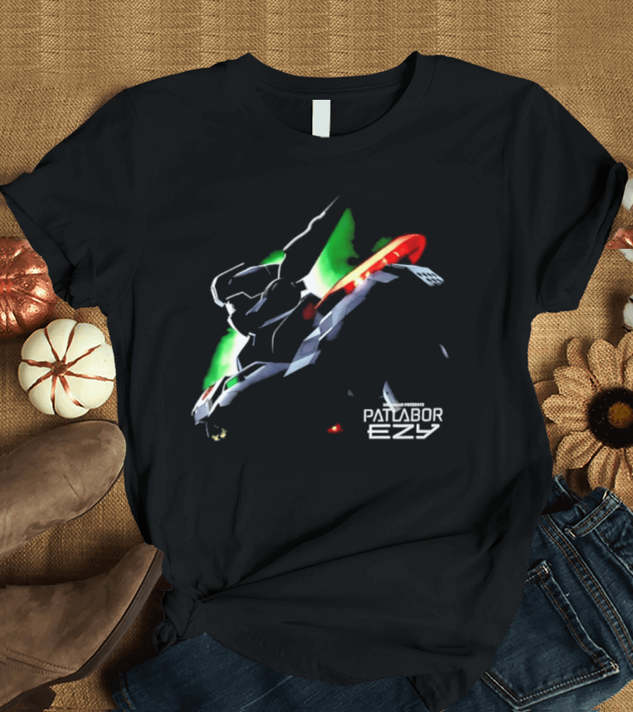Patlabor EZY Mecha Anime Robot Headgear Dynamic T-Shirt