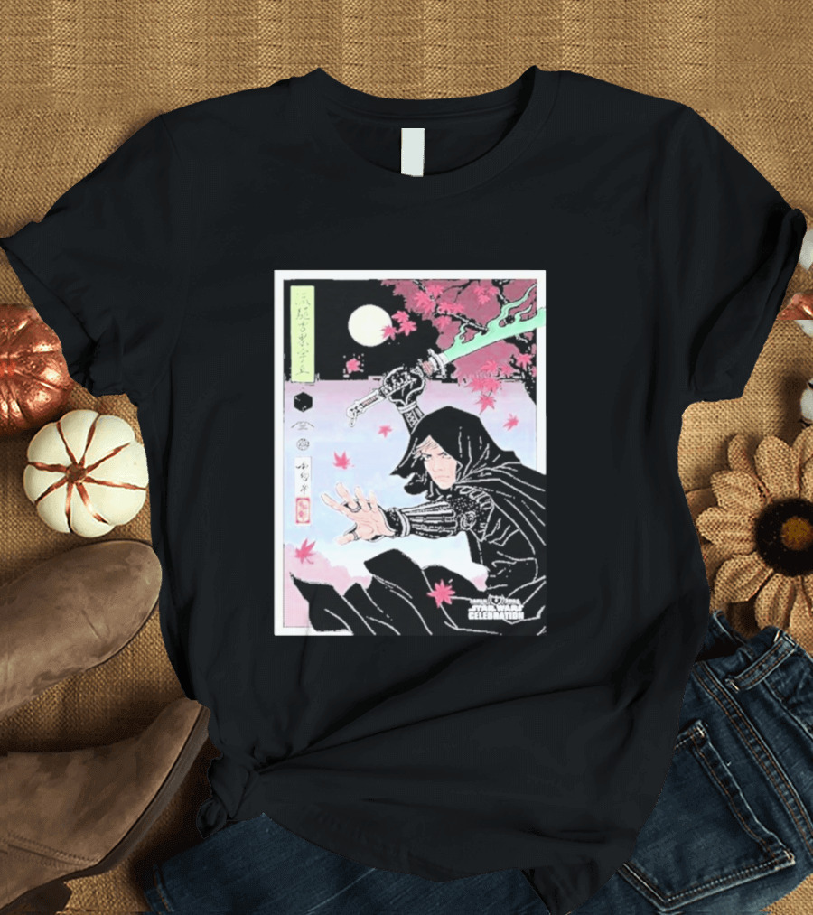Star Wars Celebration Japan 2025 Luke Skywalker Samurai Art Final Reveal T-Shirt