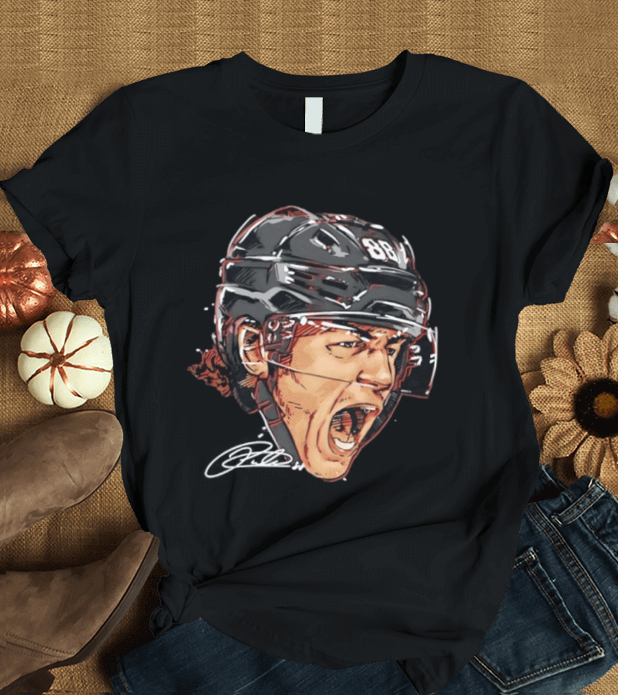 Patrick Kane Chicago Blackhawks NHL Hockey 88 Fierce Expression T-Shirt
