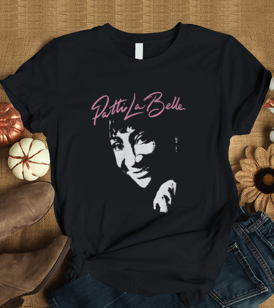 Patti LaBelle Signature Pink Name White Face T-Shirt