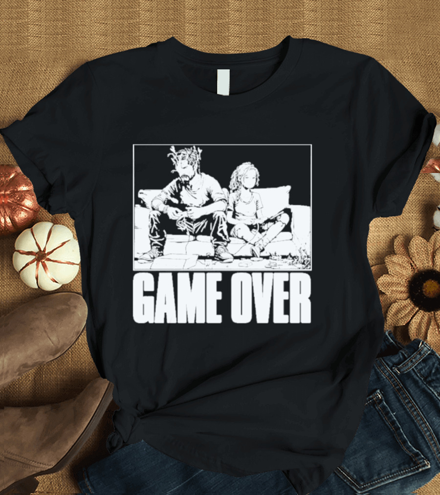 The Reel Rejects TLOU Game Over Couch Scene T-Shirt