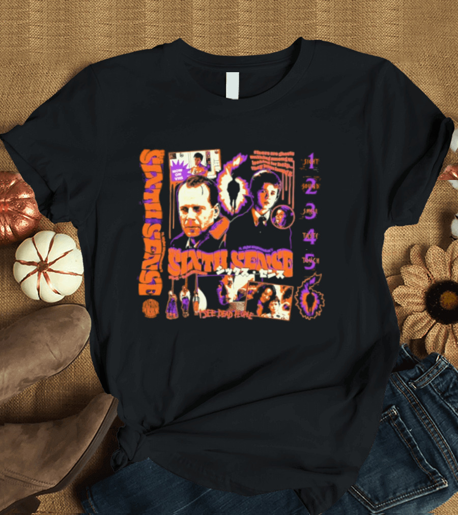 The Sixth Sense I See Dead People Movie With Characters T-Shirt