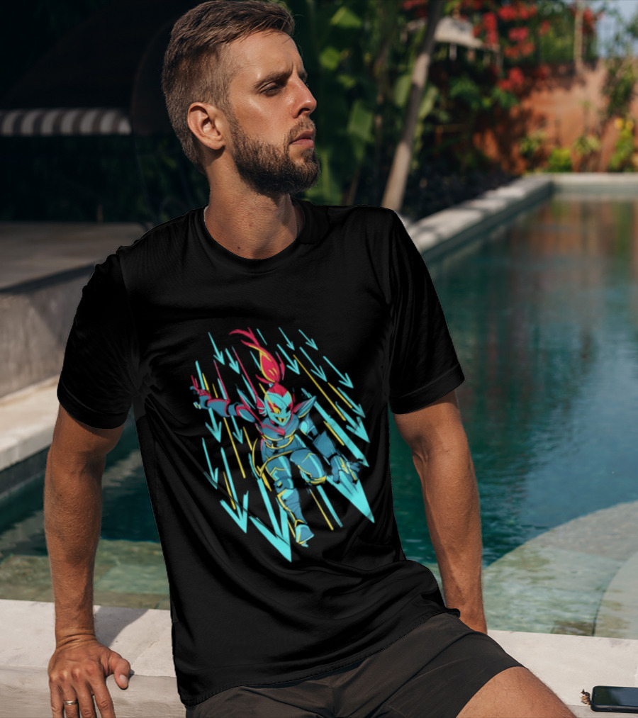 Undyne Onslaught 10th Anniversary Undertale T-Shirt