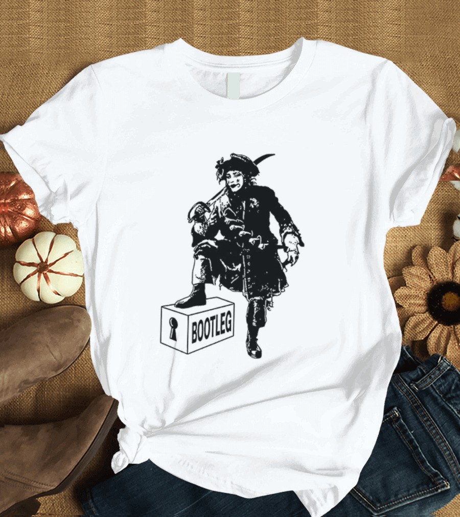 Bootleg The Garden Ghosts Spirits Shades Spectres Apparitions Pirate 2 Sided T-Shirt