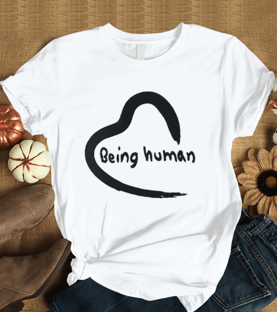 Salman Khan Being Human Heart Logo Coffee T-Shirt