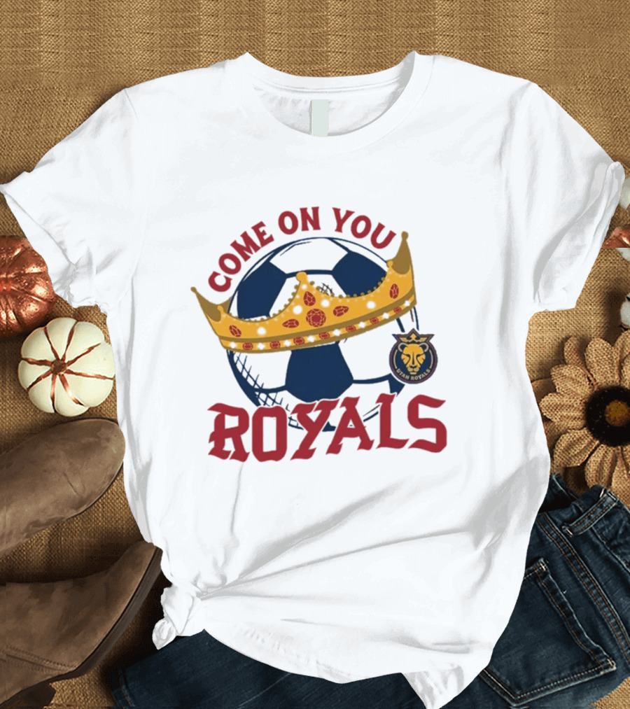 Come On You Royals Soccer Crown Lion T-Shirt