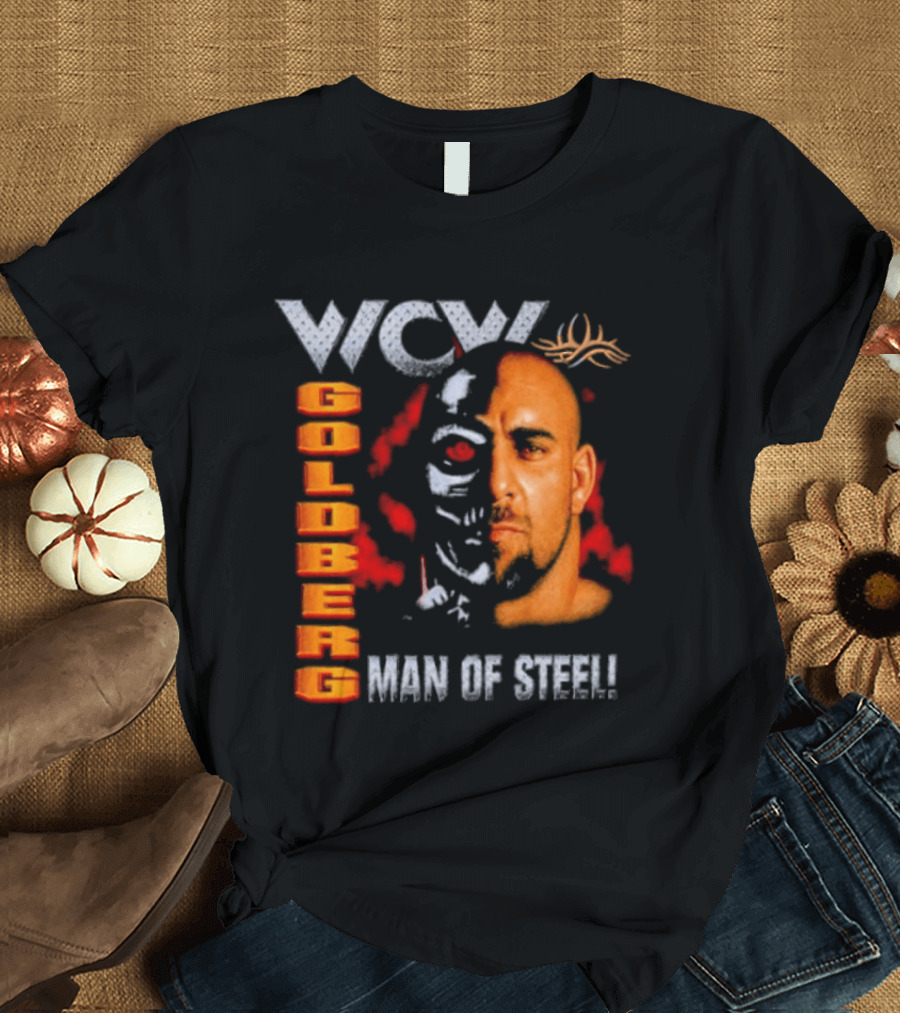 WCW Goldberg Man Of Steel Wrestling T-Shirt