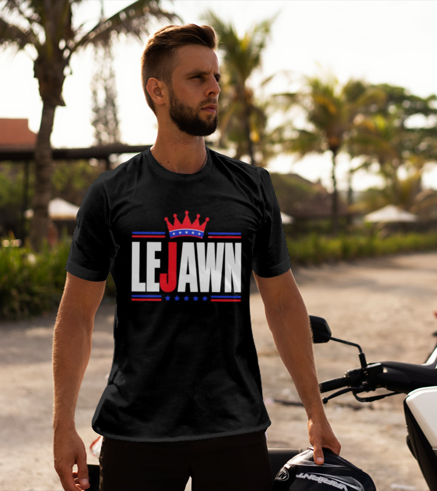 LeJawn King Crown LeBron James Philadelphia 76ers NBA 2026 T-Shirt