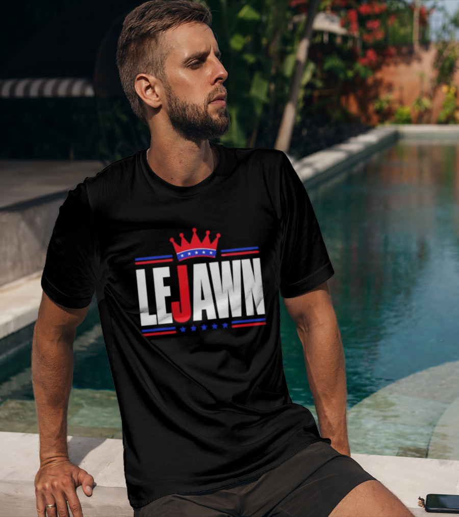LeJawn King Crown LeBron James Philadelphia 76ers NBA 2026 T-Shirt