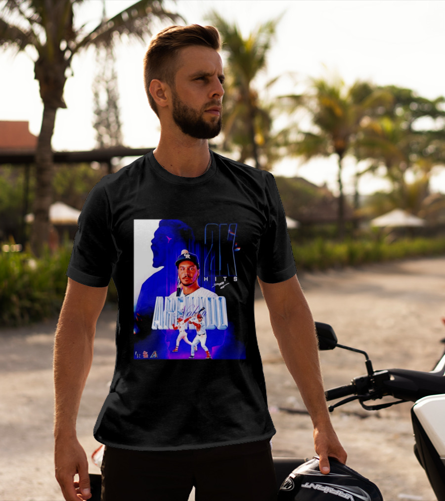 Nolan Arenado 2K Hits Retro Baseball Milestone Celebration T-Shirt