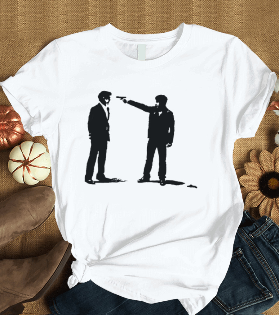Infernal Affairs Hong Kong Crime Drama Iconic Confrontation Scene T-Shirt
