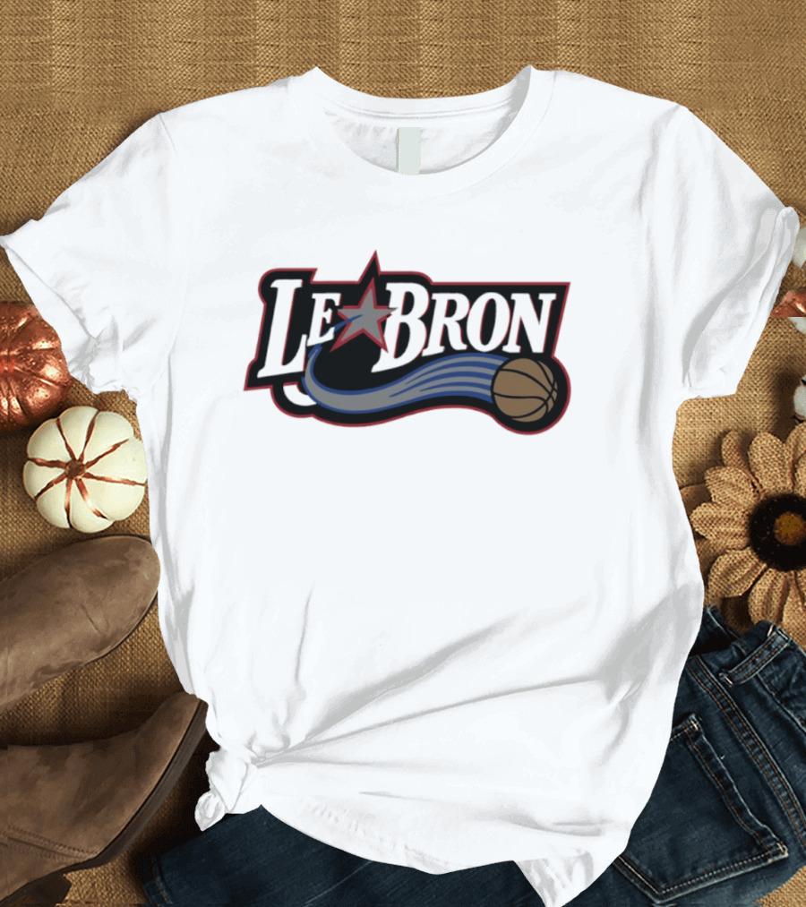 Lebron James Reimagined With Philadelphia 76ers NBA Basketball T-Shirt