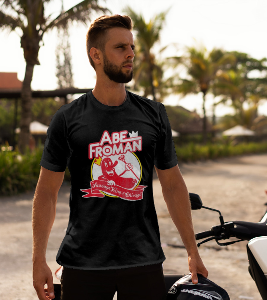 Abe Froman Sausage King Of Chicago Diamond Cane And Crown T-Shirt